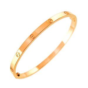 Cartier Love Bracelet SM Bangle 18K Pink Gold 750 Size16 90286491